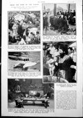 Antique Print Pilgims Lourdes Alfred Collins Game Hunter Falls Canada 1927 20th