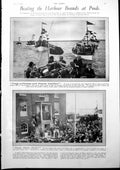 Antique Old Print Beating Harbour Bounds Poole Mayor Mrs Corson Channel 1927