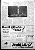 Antique Old Print Government Building Ottawa Canada Illuminated Jubilee 1927