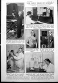Old Print Scientific Testing Humans Animals Ypres Ruins 10 Years On 1927