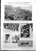 Antique Old Print Margate August Bank Holiday Before Rain Cowes Moment 1927