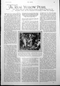 Old Print Chinese Family Group At The Races Top Alps Seen Aeroplane 1927 20th