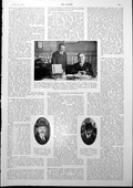 Old Vintage Print M. Leon Daudet M. M Pujo Grand Duchess Luxembourg 1927 20th