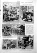 Original Old Vintage Print Mechanical Vehicles War Tanks Gas Masks Peace 1927
