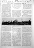 Old Print Scene Front Line Somme Film Trail Riders Canadian Rockies 1927 20th