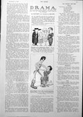Antique Old Print Playacting Caricatures Tom Titt Horses Fighting Stubbs 1927