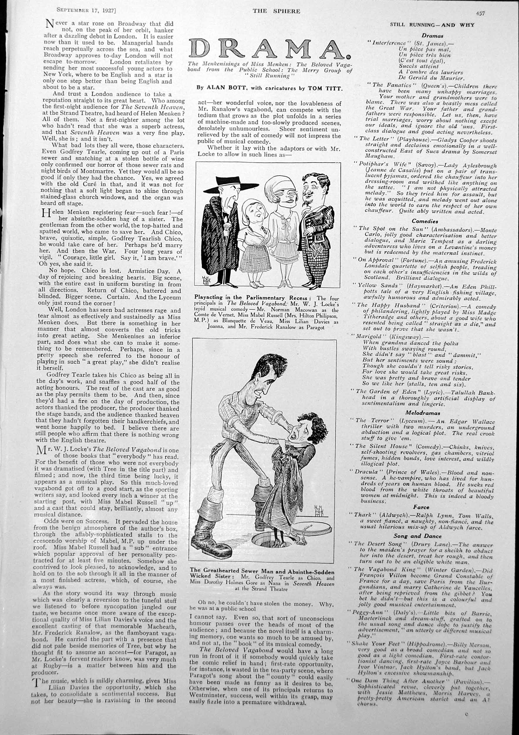 Antique Old Print Playacting Caricatures Tom Titt Horses Fighting Stubbs 1927