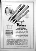 Antique Print Parker Pen Advert Dunlop Rubber Tennis Golf Balls Tyres 1927 20th