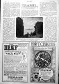 Antique Old Print H.M.S. Emperor India Kerrara Harbour Dunollie Ruins 1927 20th