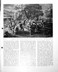 Old Print Kermesse Rubens Engraved Bolswert Psychology Book Design C1952 0 20th