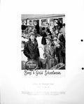 Antique Old Print Boys Girls Schoolwear Catalogue Cover Train Menswear C1952 0