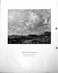 Old Vintage Print Thunder Clouds Breaking Up Bertram Priestman Ra C1952 20th