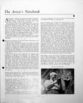 Original Old Vintage Print Mark Batten Working On Stonework Head Bodleian C1952