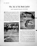 Old Vintage Print Art Book Jacket Two Examples War Clouds Landscape C1952 20th