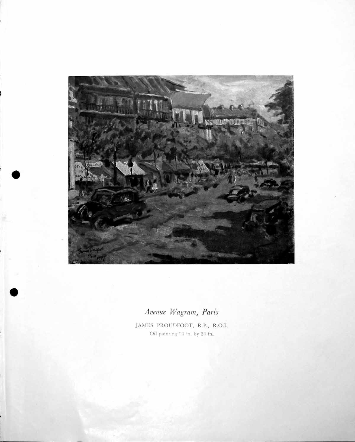 Antique Print Derelict Farmyard Russell Reeve Signal Station Cascais C1952