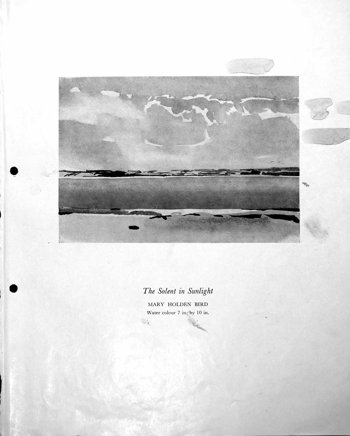 Old Damaged Solent In Sunlight Mary H Bird Cartoon Meditations C1952 20th