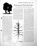 Old Leonard Richmond Drawing Trees Age Effect Wind Light Mass C1952 20th
