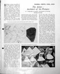 Antique Old Print Nuns In Tramcar Russell Reeve Sketch Thieve'S Market C1952