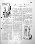 Antique Old Print Cartoon Roughs Admiralty Film Department Bbc Studio C1952