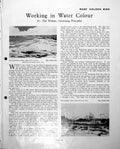 Antique Print Mary Hen Bird Wind Waves Lochside Shanigate In Flood C1952 20th