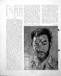 Antique Old Print R Myrescough-Walker James Proudfoot Cafe Du Hable C1952 20th