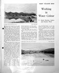 Antique Print Mary Hen Bird Lochielside October Sunset Peaks Nevis C1952 20th