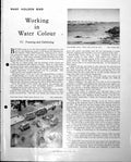Old Print Mary H Birde Merald Bay Jersey Hyde Park Corner Hebrides C1952 20th
