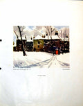 Old Vintage Print The Red Door Sam Spencer Snow High Beech Epping 1943 0 20th