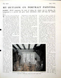 Antique Old Print Morning At The Window Robert Swan Irene Rooke At Home 1943 0