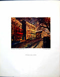 Antique Old Print Tottenham Place Clifton George Melhuish Town Houses 1944 20th