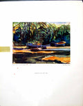 Old Print Derelicts At Low Tide Boats Adrian Bury Ruined Oast House 1944 20th