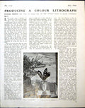 Antique Old Print Through A Window Poster The Farmyard Clive Gardiner 1944