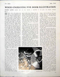 Antique Print Composition Wood Engraving K Hunter Book Illustrations 1944 20th