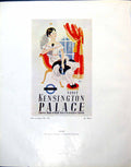 Antique Old Print Visit Kensington Palace Poster Batty John Aldridge 1944 20th