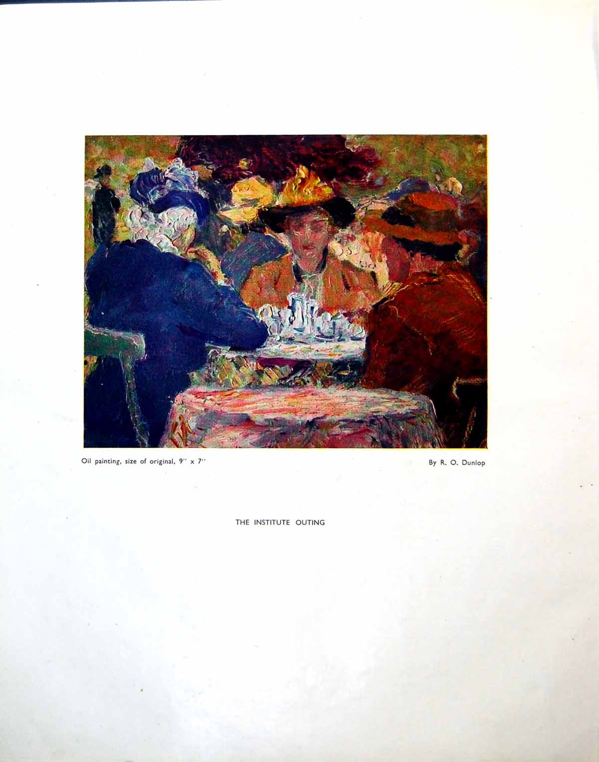 Old The Institute Outing Ro Dunlop Mrs Peter Seligman J Wheatley 1944 20th
