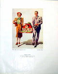 Old Vintage Print Booklet Cover Man Woman Carrying House Gerry Wood 1944 20th