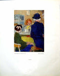 Antique Print Gossiping Ro Dunlop Snowballing Children Street Corner 1945 20th