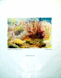 Original Old Vintage Print Landscape With Ruin Richard Seddon Ivied Tree 1946 0