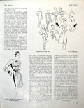 Antique Old Print Fashion Evolved From Stock Pose Me Buckley Variations 1946