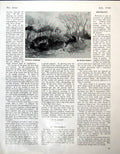 Antique Old Print Northern Landscape R Seddon Wedding Dance Breughel 1946 20th