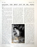 Antique Old Print St Jerome P P Rubens Locks Cottages Stour J Constable 1946