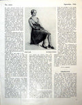 Old Print Pencil Study Lady Seated Hands Clasped Lap Stanley Grayson 1946 20th