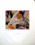 Antique Print One The Eighth Army Paul Drury Oil Painting Man Hospital 1946