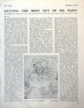 Antique Old Print Working Drawing Mrs Skiffington P Drury Final Piece 1946