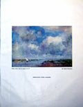 Antique Print Approaching Storm Blakeney Gerald Ackermann Exhibition 1946 20th