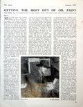 Old Print Portrait Study E Soloman Man Piano J Van Eyck J Arnolfini 1947 20th