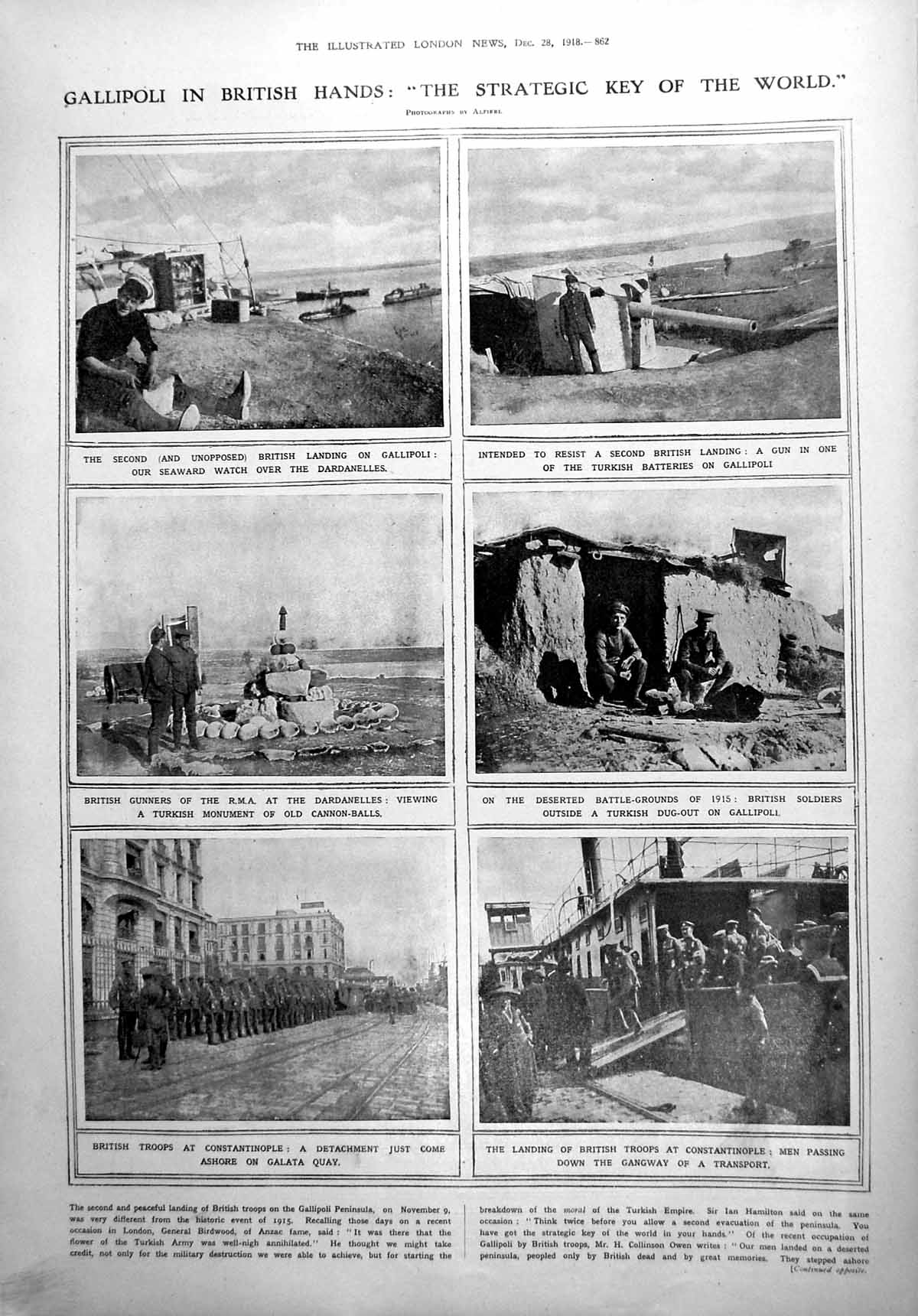 Old Gallipoli British Hands Dardanelles Turkish Batteries Troops 1918 20th