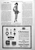 Antique Old Print Ladies News Smart Costume Gsmiths Silversmiths Advert 1918