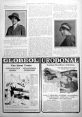 Antique Print Mrs Nugent Allfrey Francis Cecil Globeol Tonic Urodonal 1918 20th