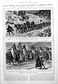 Antique Old Print Damaged Italy'S Advance Austria German Looters Caught 1918